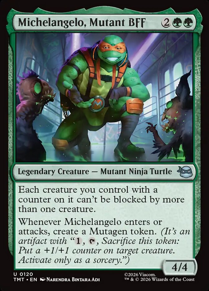 Michelangelo, Mutant BFF