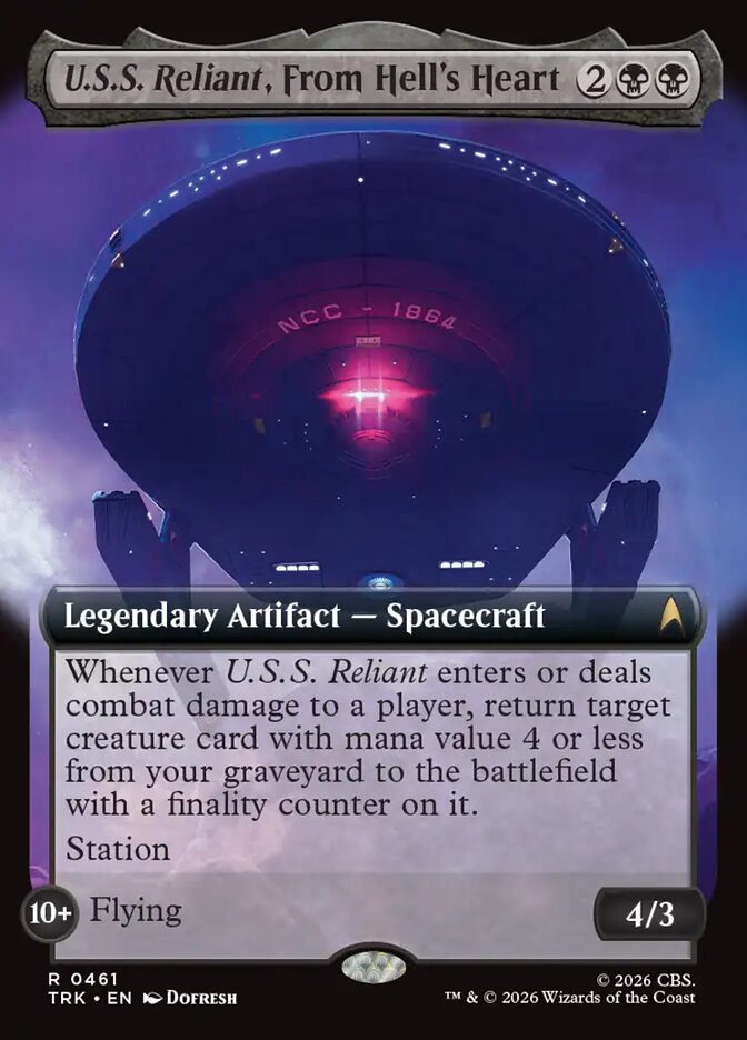 U.S.S. Reliant, From Hell's Heart