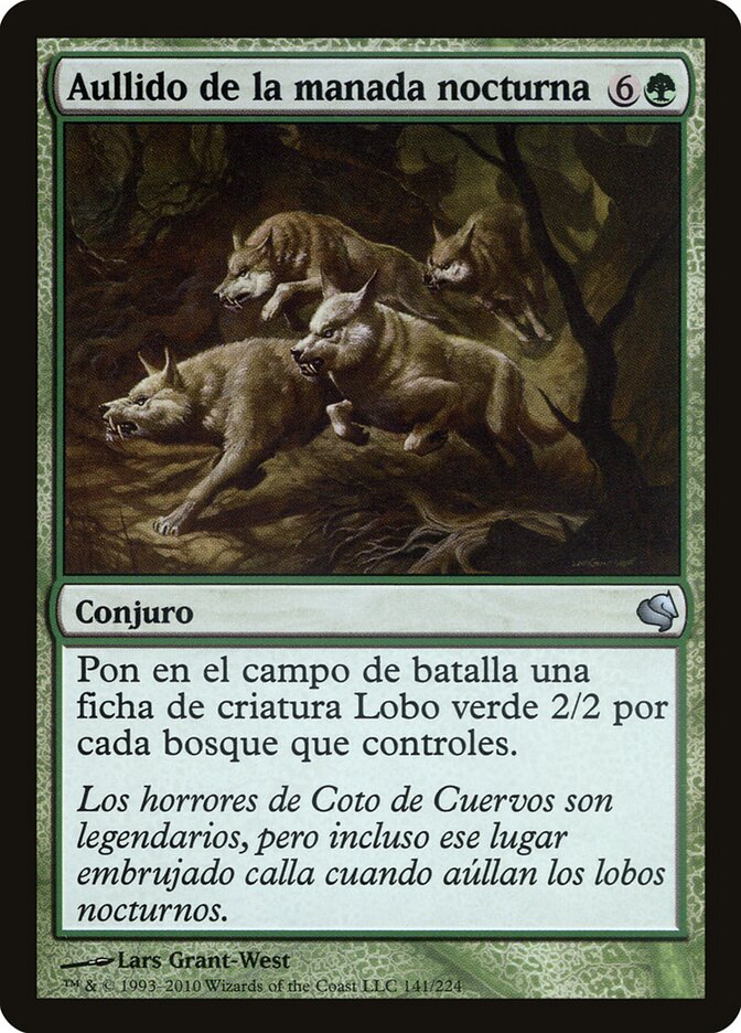 Aullido de la manada nocturna