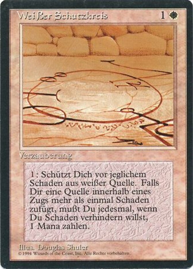 Schutzkreis gegen Weiß