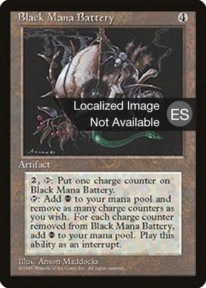 Batería de maná negro