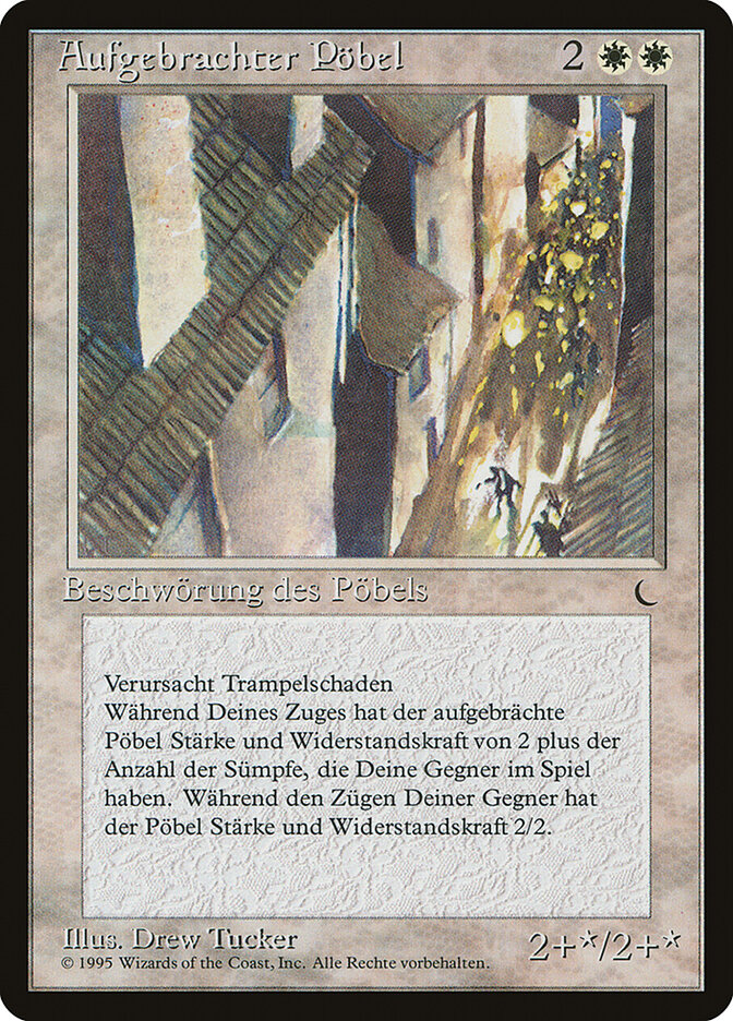 Aufgebrachter Pöbel