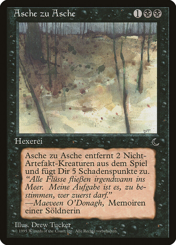 Asche zu Asche