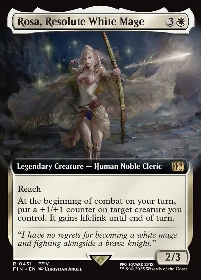 Rosa, Resolute White Mage