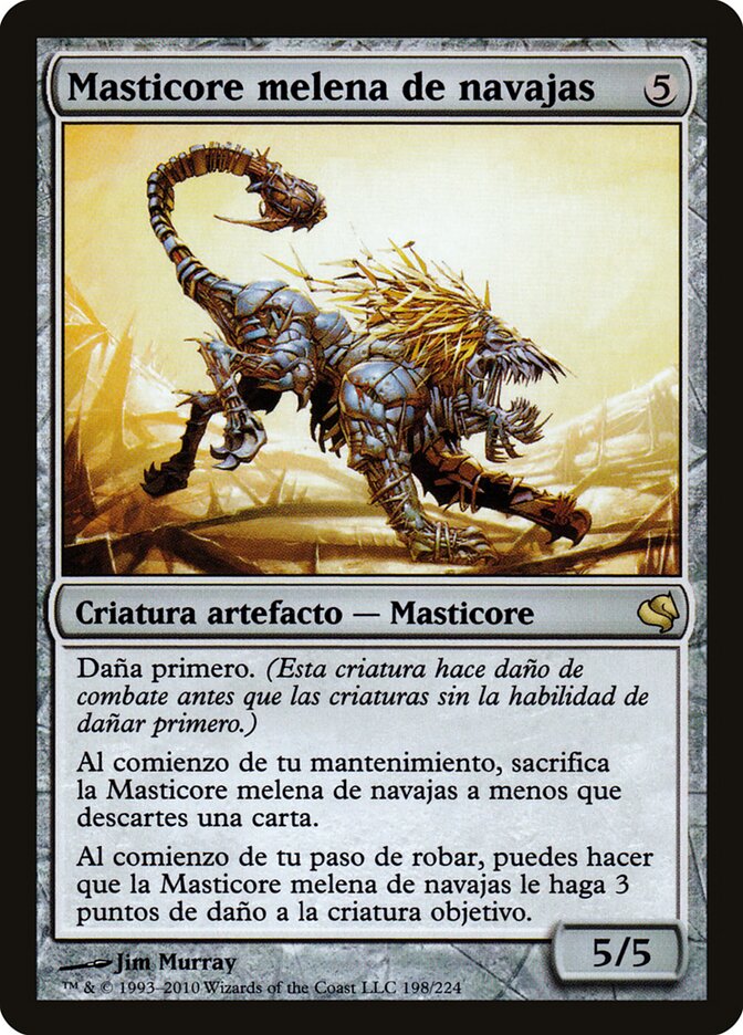 Masticore melena de navajas