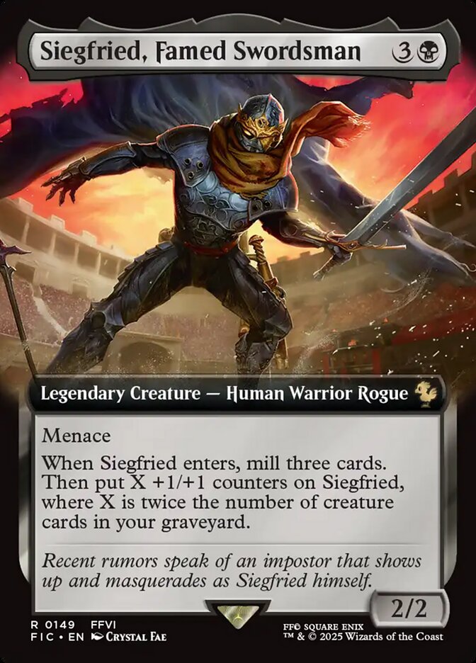 Siegfried, Famed Swordsman