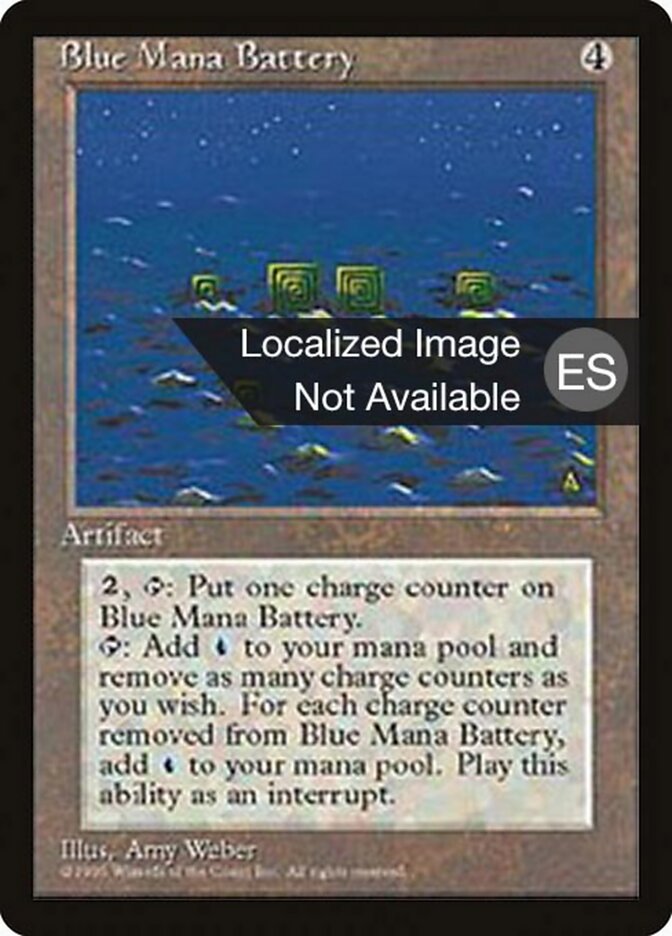 Batería de maná azul
