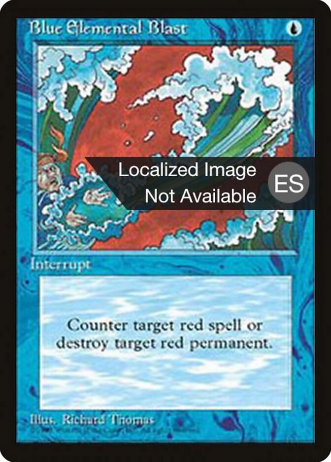 Ráfaga elemental azul